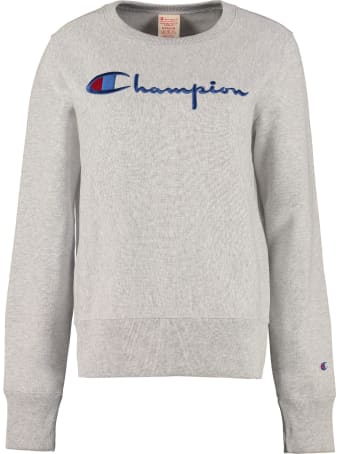 Champion Logo Detail Cotton Sweatshirt