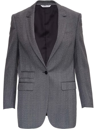 Tonello Single Breasted Gray Wool Jacket