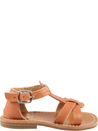 Gallucci Brown Sandales For Girl