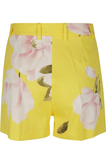 Valentino Floral Print Shorts
