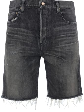 Saint Laurent Denim Short Straight