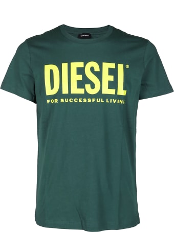 Diesel Green Cotton T-shirt