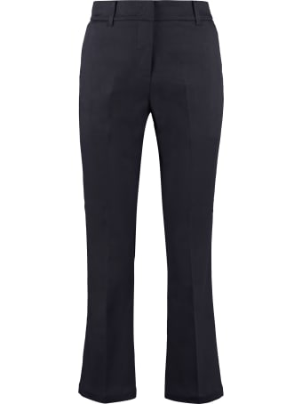 Department 5 Jet Cropped Flared Trousers