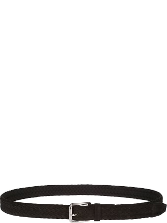Tod's Black Suede Belt