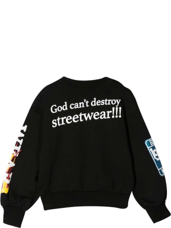 GCDS Mini Black Sweatshirt