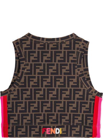 Fendi Top Zucca Ff Lycra