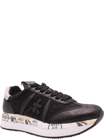 Premiata 'conny 4821' Leather Sneakers