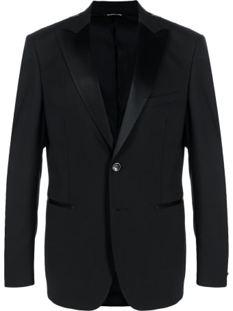 Tonello Single-breasted Jacket With Satin Inserts