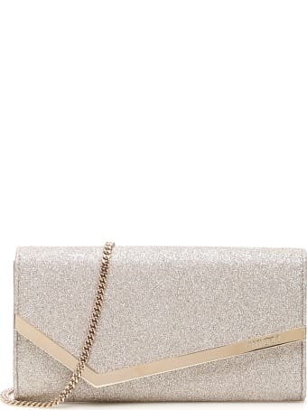 Jimmy Choo Glitter Emmie Clutch