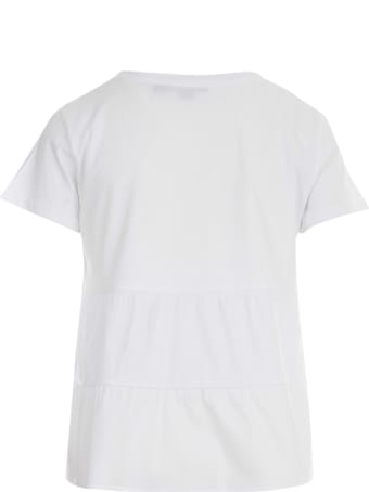 Seventy Popeline Jersey S/s T-shirt W/flounce