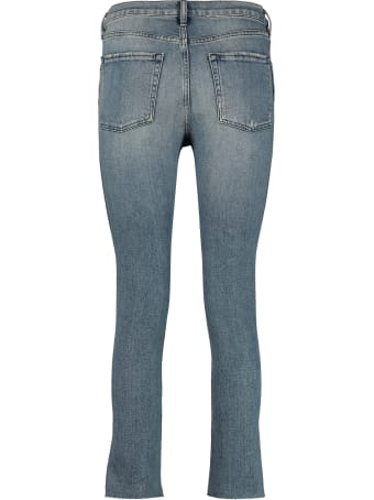 3x1 High-rise Straight Ankle Jeans