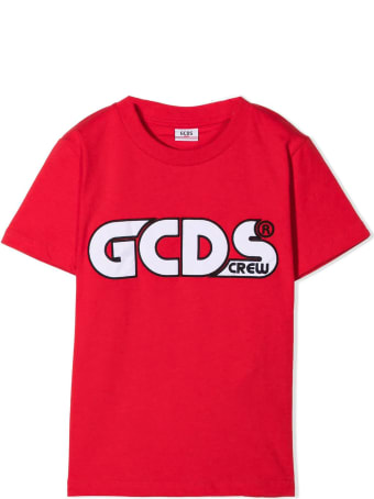 GCDS Red Cotton T-shirt