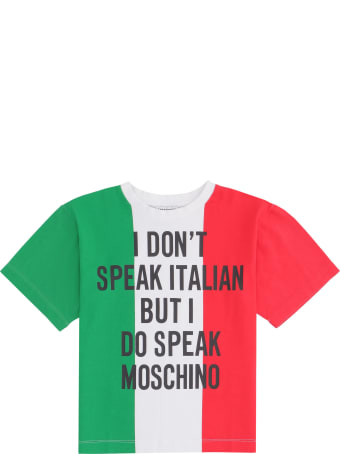 Moschino Italian Slogan T-shirt