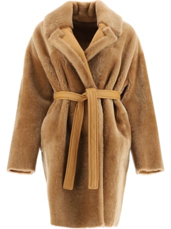 Blancha Reversible Shearling Coat