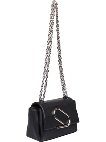 3.1 Phillip Lim Phillip Lim Alix Nano Soft Chain Bag In Black Leather