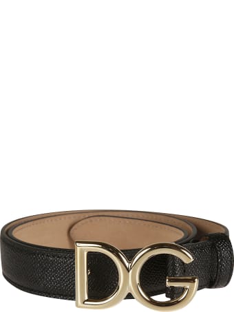 Dolce & Gabbana Logo Buckle Belt