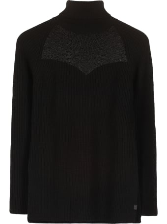 Elisabetta Franchi Celyn B. Ribbed Turtleneck Sweater