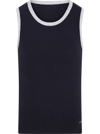 La Perla Blue Tank Top For Boy