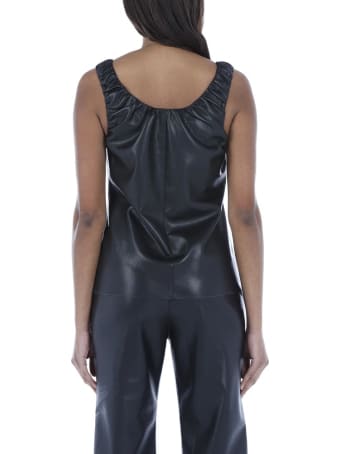 Nanushka Yael Vegan Leather Tank Top