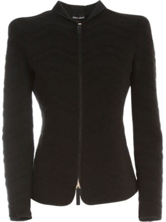 Giorgio Armani Jacquard Zip Jacket