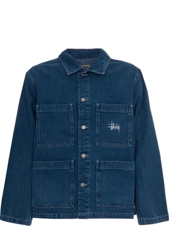 Stussy Blue Denim Chore Jacket