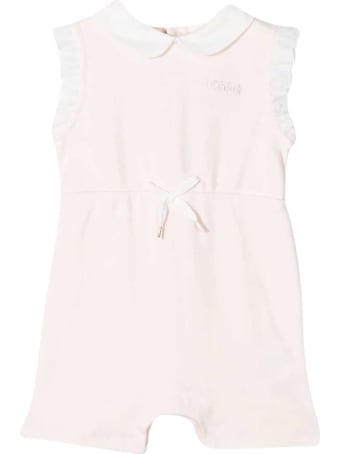 Chloé Chloé Kids Pink Onesie