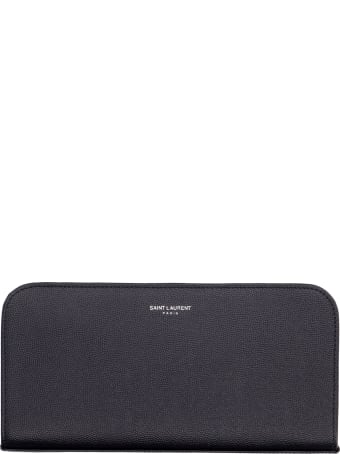 Saint Laurent Logo Leather Wallet