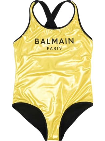 Balmain Gold Swimsuit