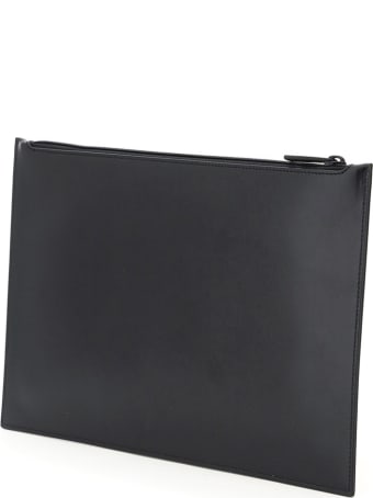 Alexander McQueen Flat Pouch Graffiti Logo
