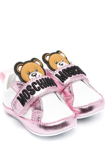 Moschino Cradle Shoes With Teddy Bear