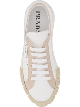 Prada Wheel Gabardine Sneakers