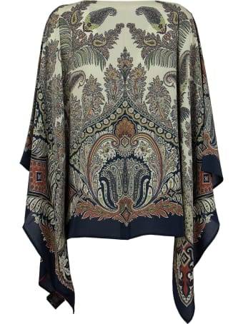 Etro Paisley Silk Crepe Blouse