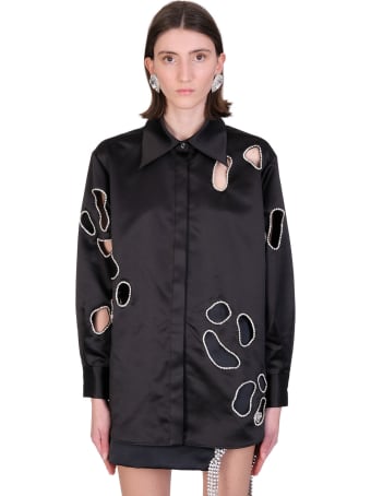 AREA Shirt In Black Polyester