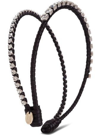 RED Valentino Hairband With Rhinestone Detail