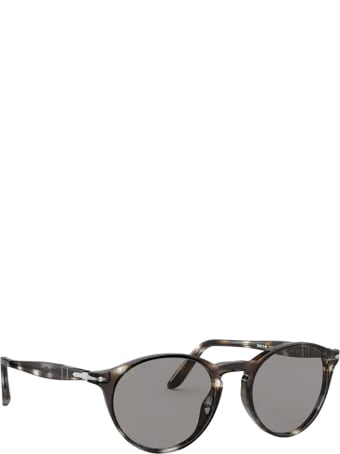 Persol Persol Po3092sm Striped Brown & Smoke Sunglasses