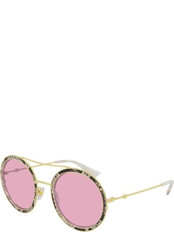 Gucci GG0061S LEATHER Sunglasses