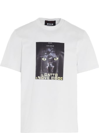 MSGM 'gatto A Nove Code' T-shirt