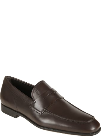 Tod's Classic Logo Stamped Loafers