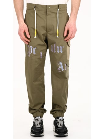 Palm Angels Cargo Pants Green