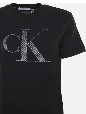 Calvin Klein Jeans Organic Cotton T-shirt With Ck Print