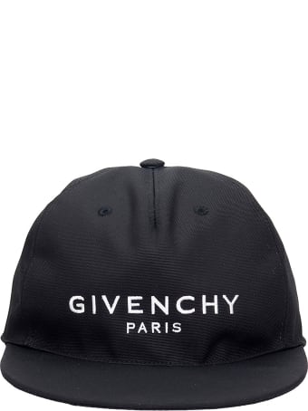Givenchy Cap Flat Peak Hats In Black Cotton