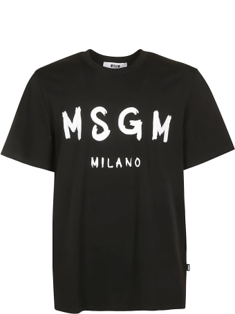 MSGM Milano Logo Print T-shirt