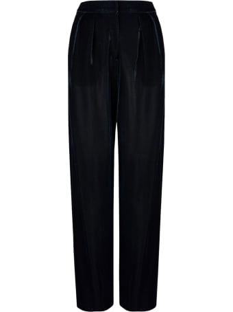 Emporio Armani Lurex Wide Leg Pants