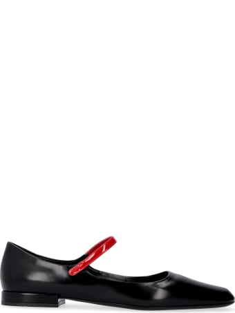 Prada Leather Ballet Flats