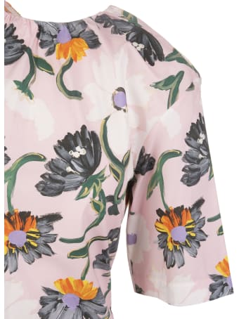 Marni Floral-print Mid-length Dress