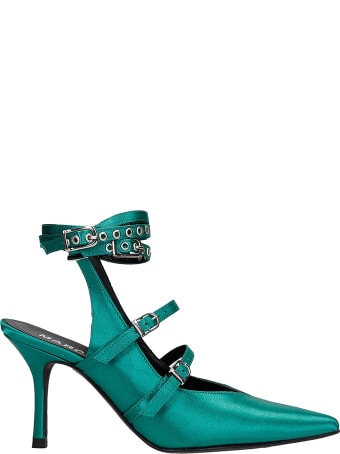 Marc Ellis Pumps In Green Satin