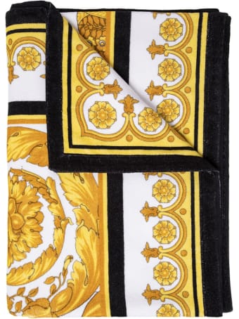 Versace Baroque Cotton Beach Towel