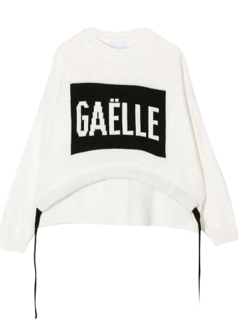 Gaelle Bonheur White Sweater Kids