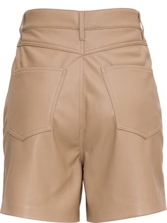Nanushka Vegan Leather Leana Shorts