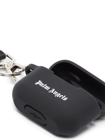 Palm Angels Black Logo Airpods Pro Case